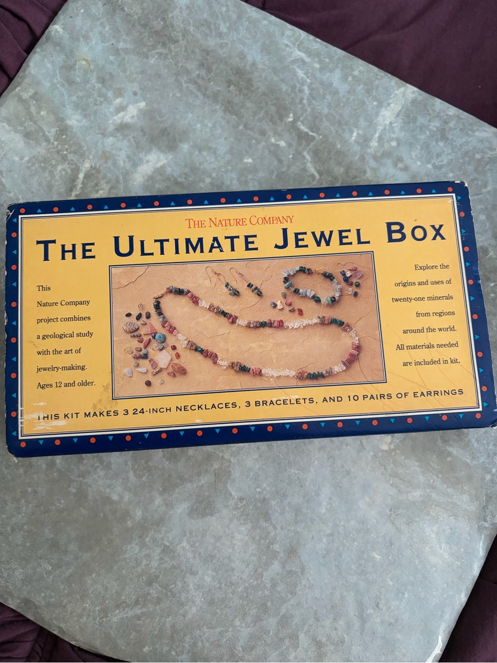 Vintage The Nature Company Ultimate Jewel Box Jewelry Kit